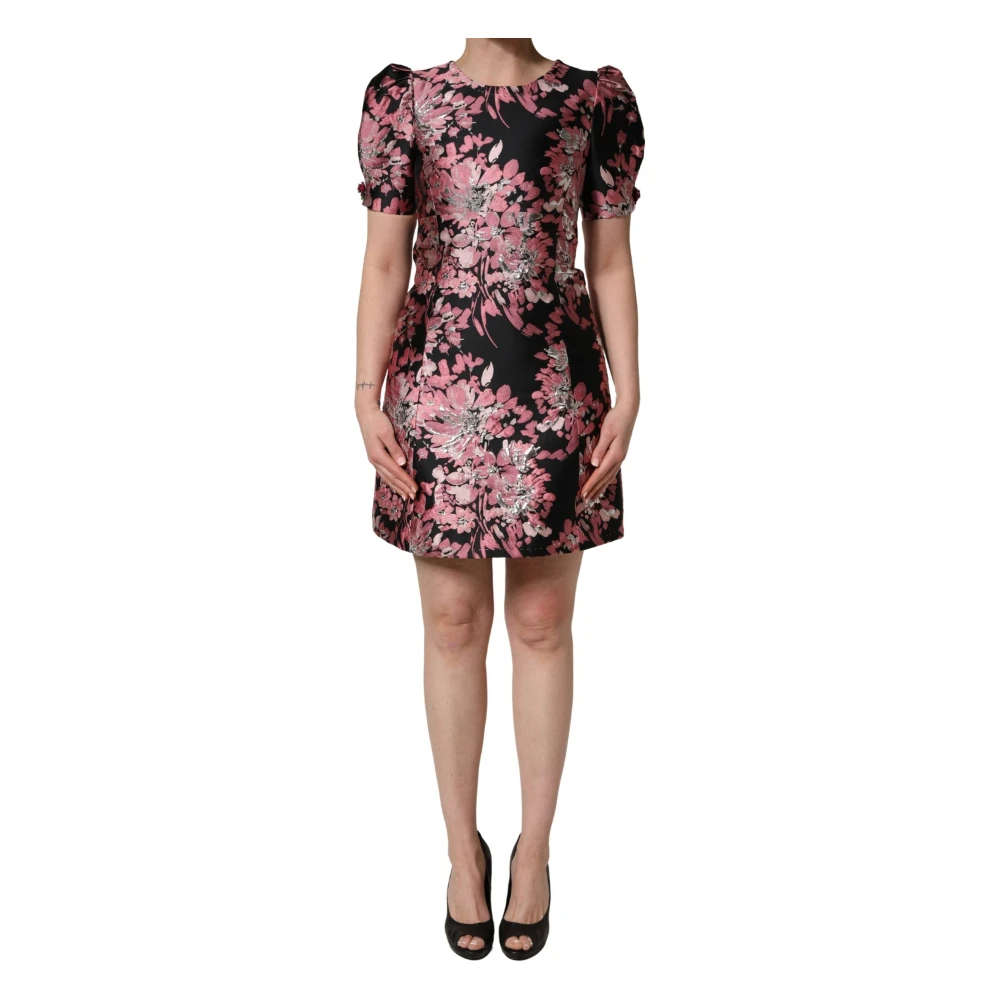 Dolce & Gabbana Women's Multicolor Floral Brocade A-Line Mini Dress - Short Dresses - 2XS - Dresses