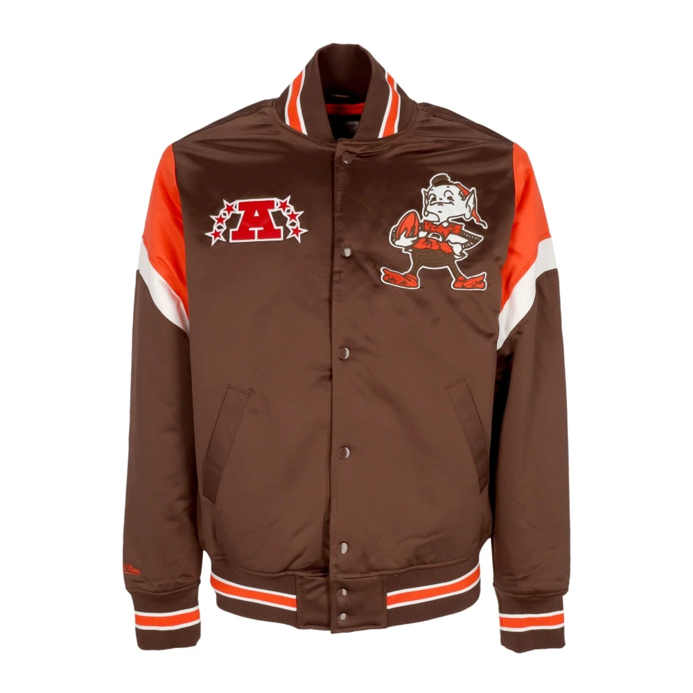 Mitchell & Ness NFL Bomberjack Cleveland Browns Viering Brown Heren