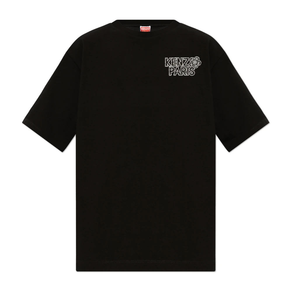 Kenzo T-shirt met logo Black Heren
