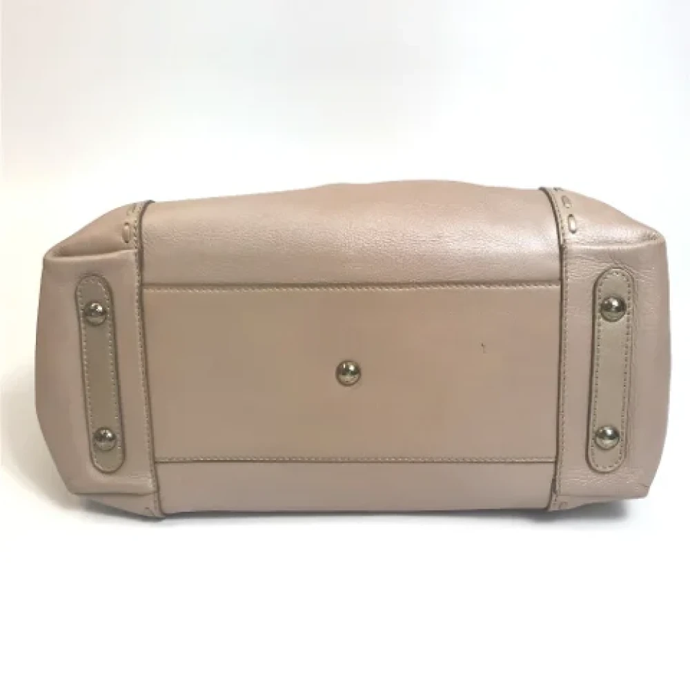 Salvatore Ferragamo Pre-owned Leather handbags Pink Dames