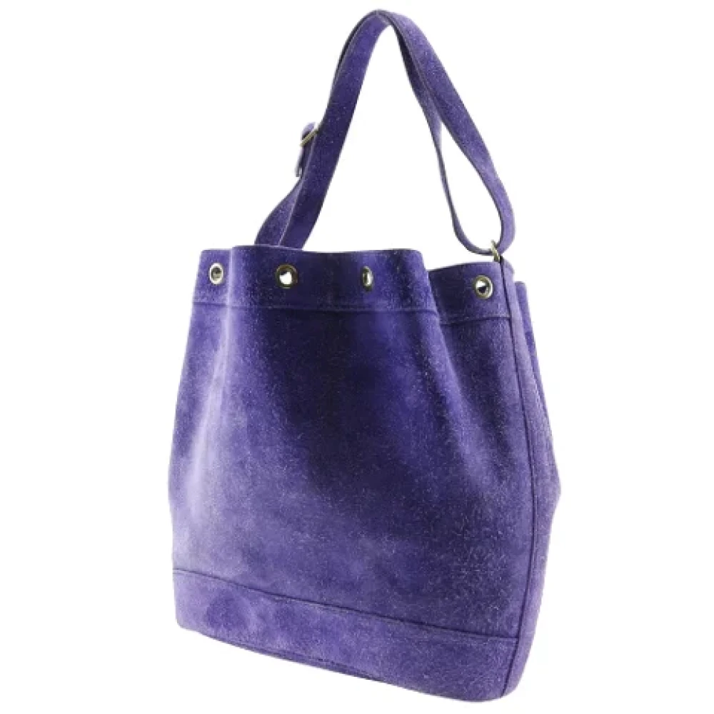 Hermès Vintage Pre-owned Suede shoulder-bags Purple Dames
