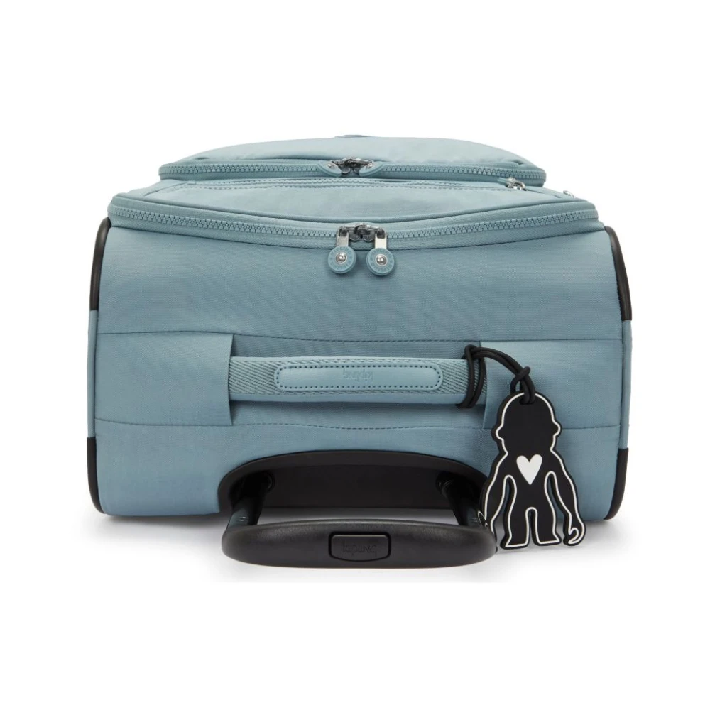 Kipling Stijlvolle reistrolley met meerdere zakken Blue Unisex