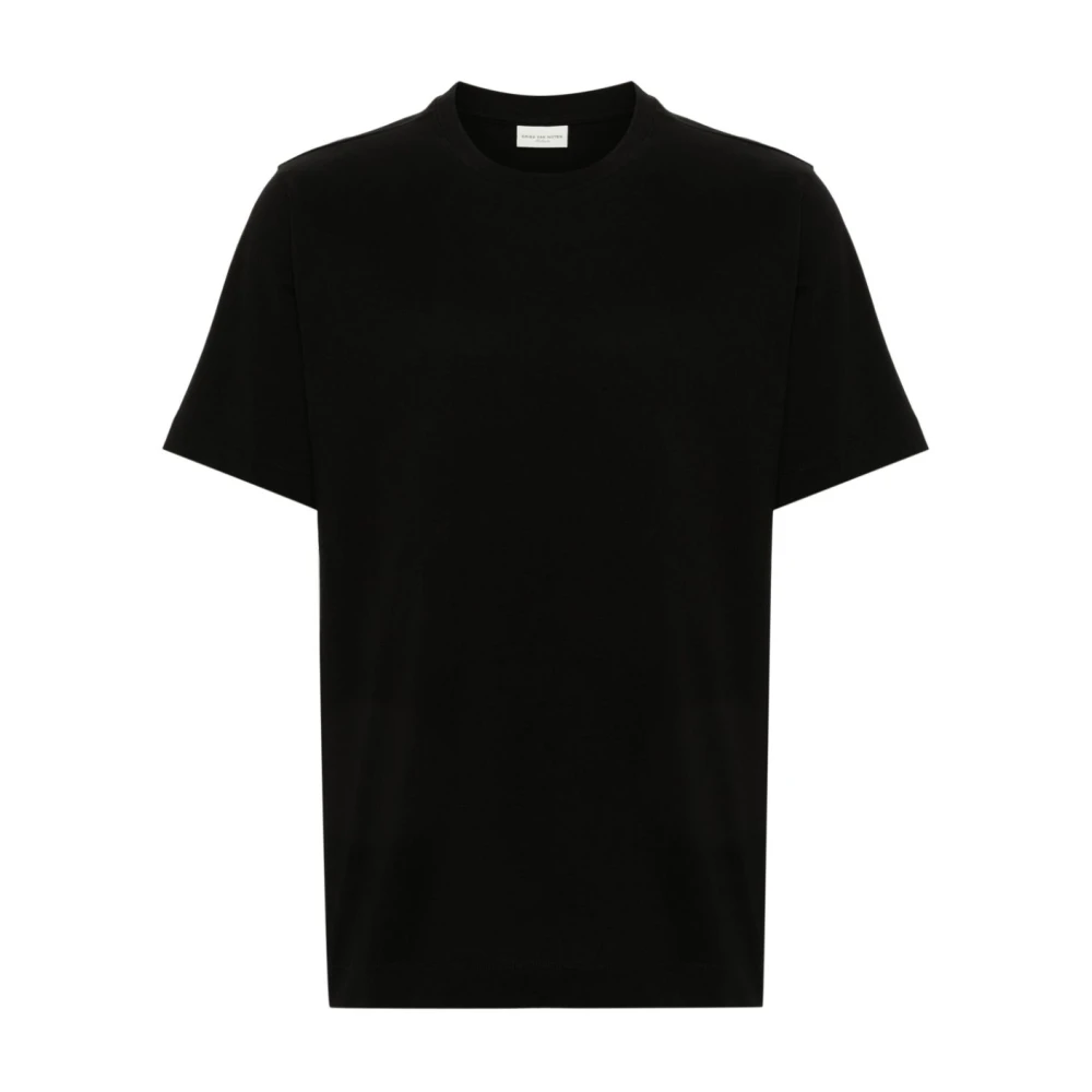 Dries Van Noten Zwarte Hertz 8600 M.K.T-Shirt Black Heren