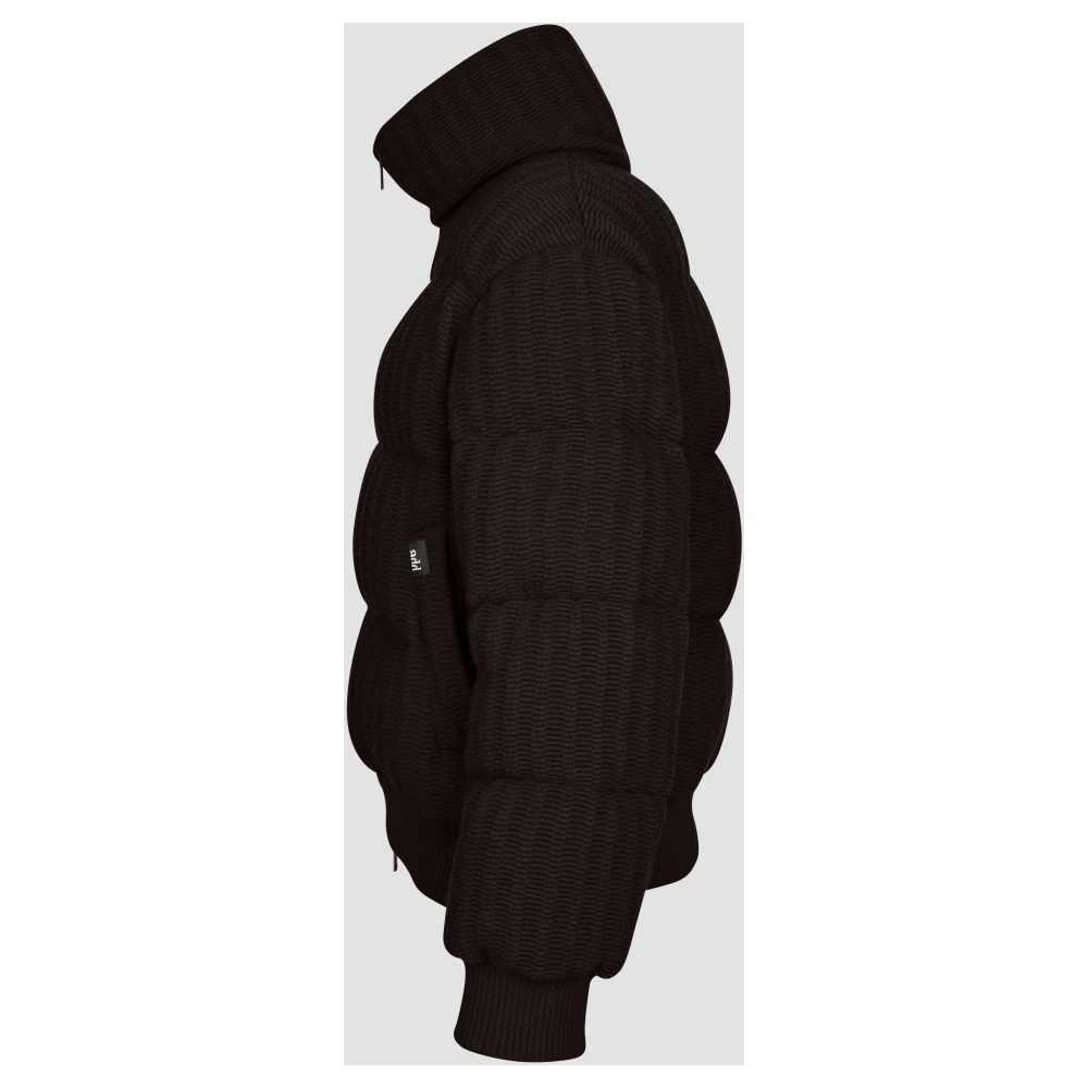 add Bomber IN Bubble UP Gebreid Black Dames