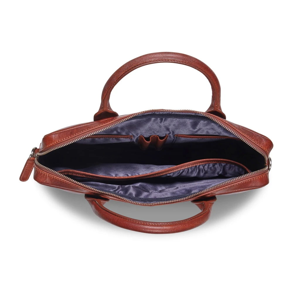 Howard London Laptop Tas Brown Heren