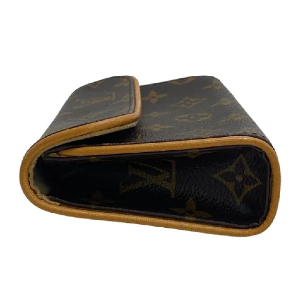 Louis Vuitton Vintage Pre-owned Leather clutches Brown Dames