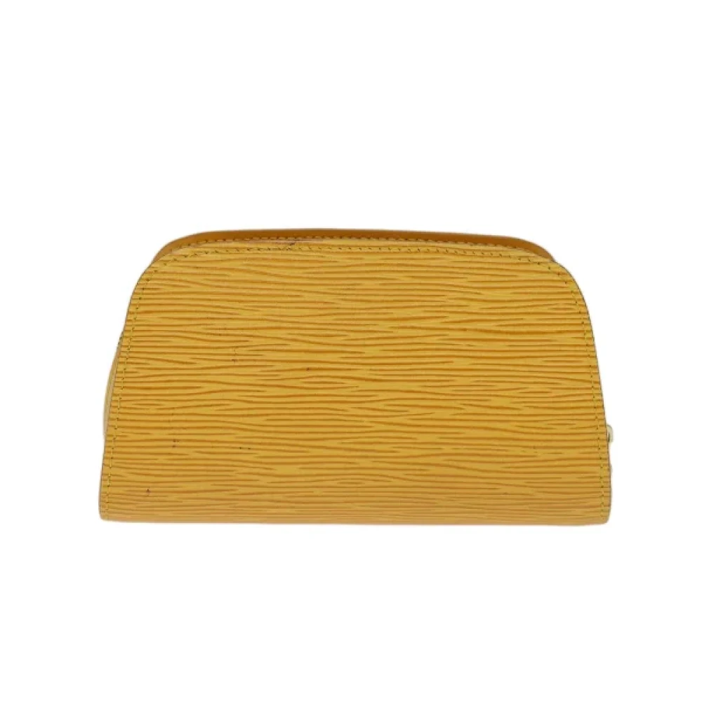Louis Vuitton Vintage Pre-owned Leather louis-vuitton-bags Yellow Dames
