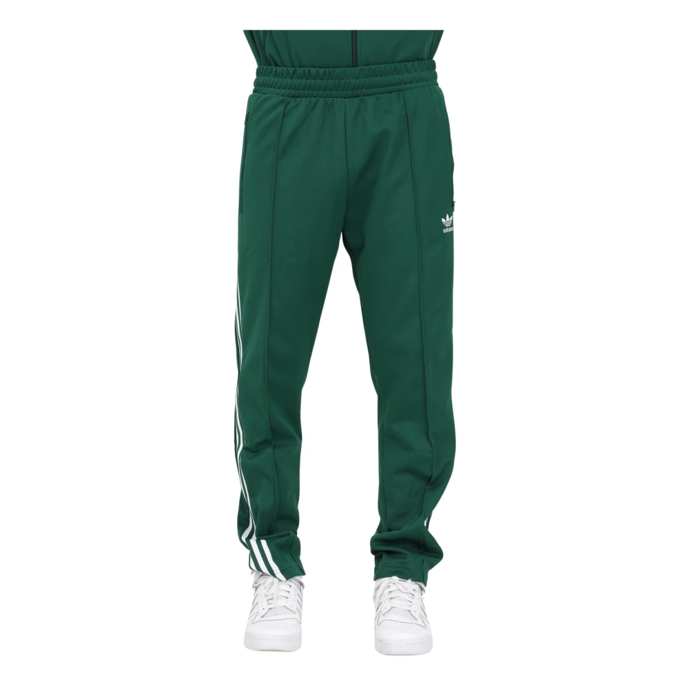Adidas Slim-fit Trousers Green Heren