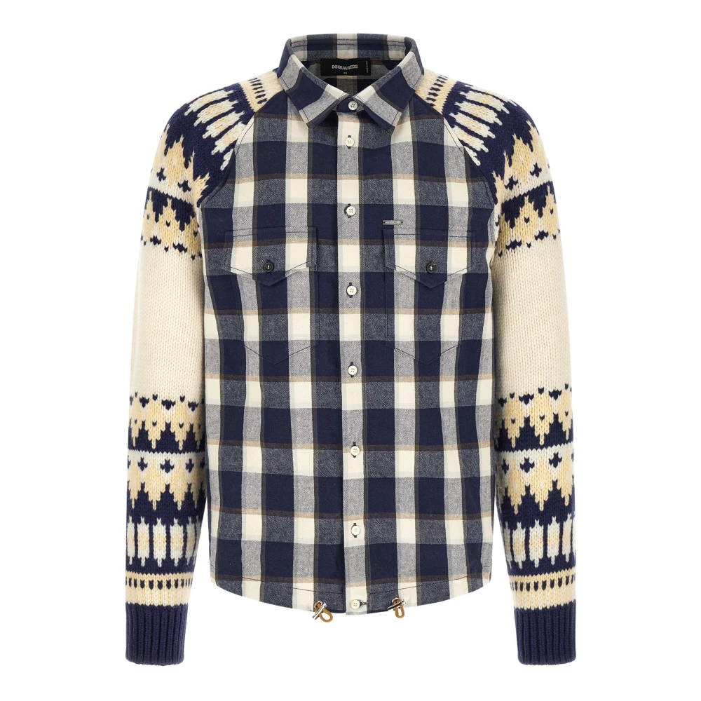 Dsquared2 Multicolor Casual Shirts, Male, L, Shirts