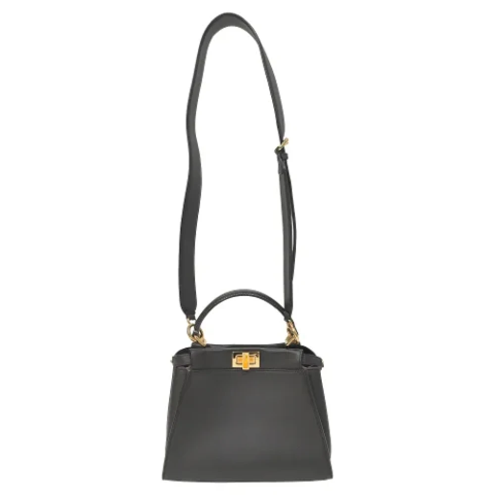 Fendi Vintage Pre-owned Leather fendi-bags Black Dames