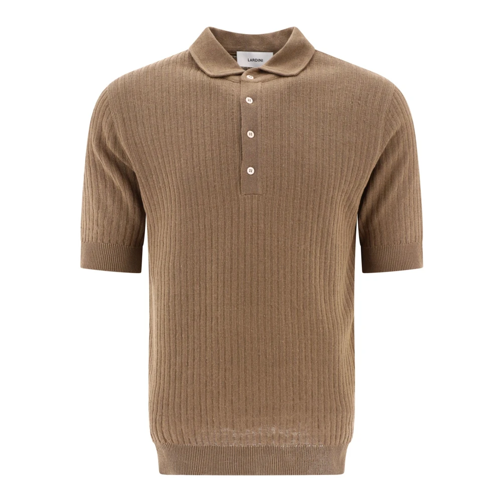 Lardini Polo Shirts Brown Heren