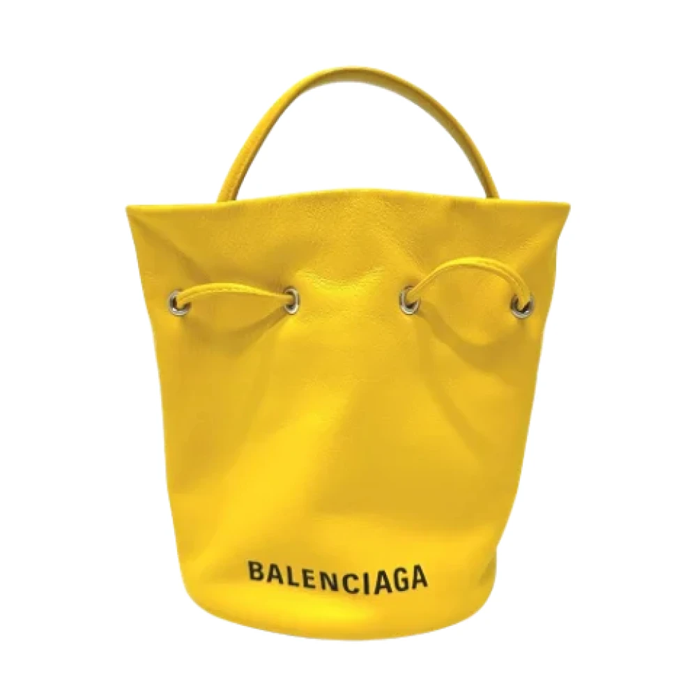 Balenciaga Vintage Pre-owned Leather balenciaga-bags Yellow Dames