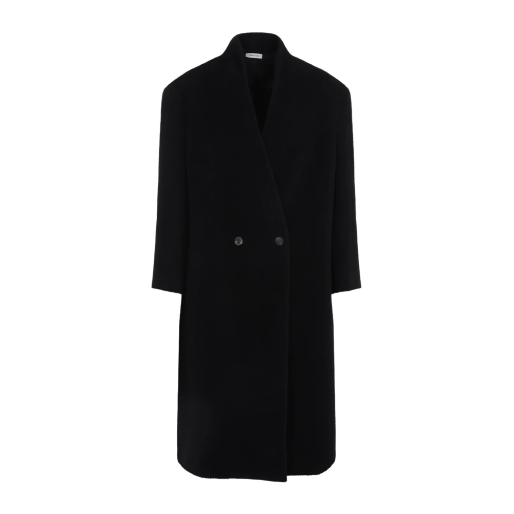 Fear Of God Lapelless Wolmix Double-Breasted Jas Black Heren