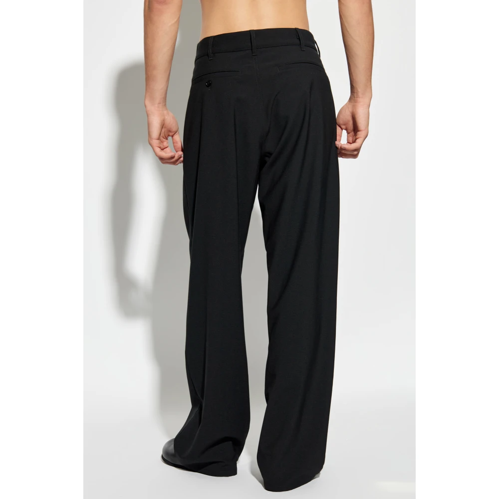 Marni Logo broek Black Heren
