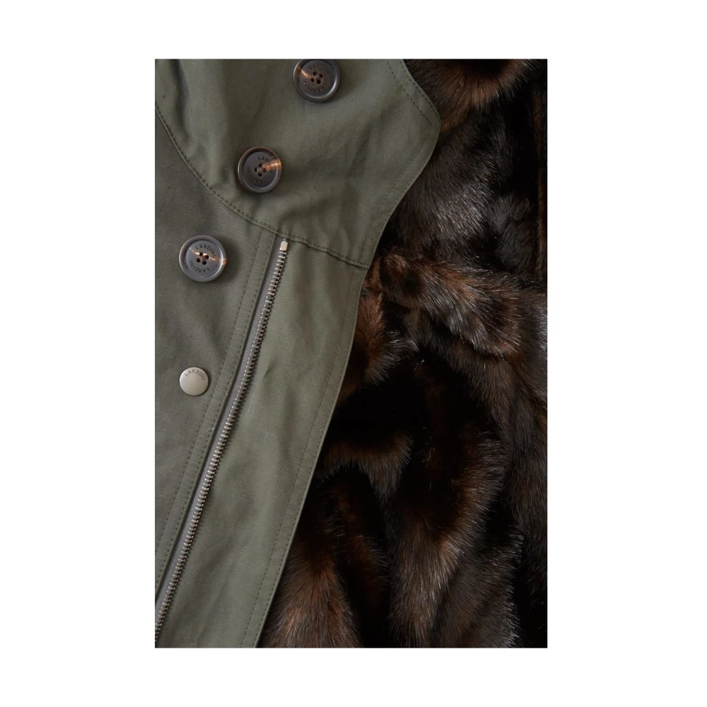 Lardini Elegante Army Jacket Katoen Mannen Green Heren