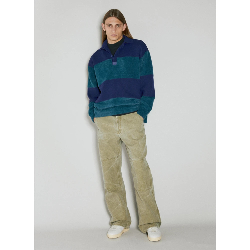 Eytys Gestreepte Gebreide Polotrui Multicolor Heren