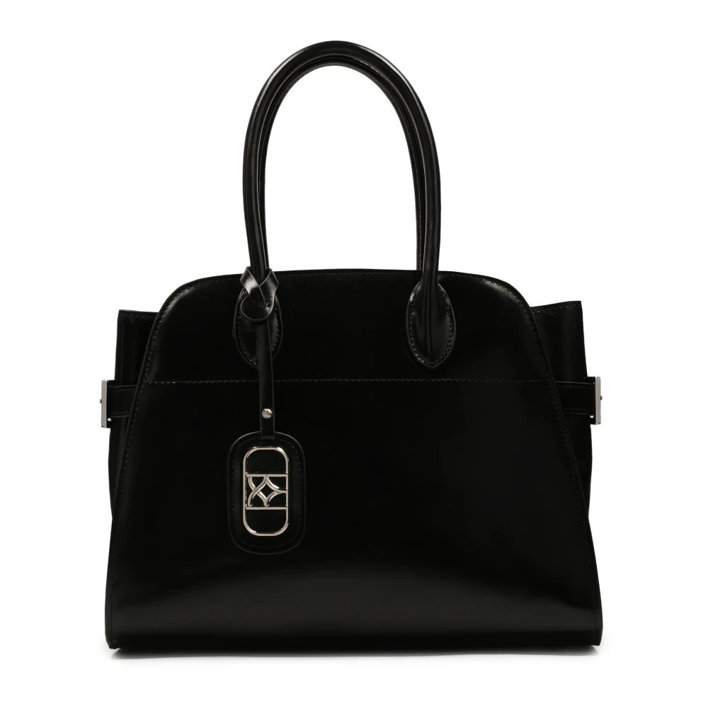 Kazar Elegante stijve handtas met handvatten Black Dames