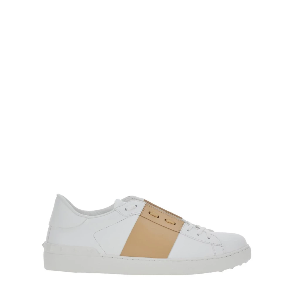 Valentino Garavani Calfskin Open Sneaker - Male - Sneakers - White - 8 Uk - Shoes