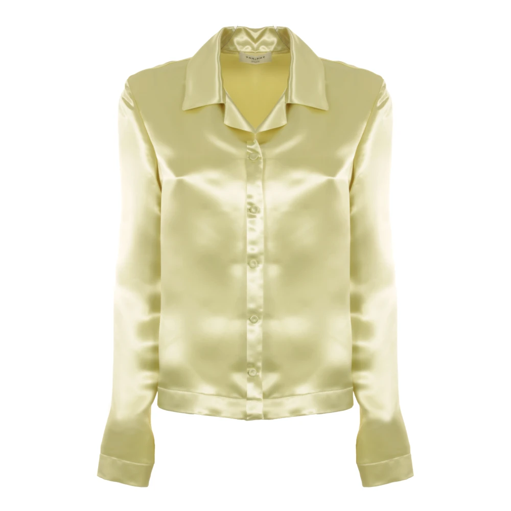 Philosophy di Lorenzo Serafini Gele Shirt Camicia Yellow Dames
