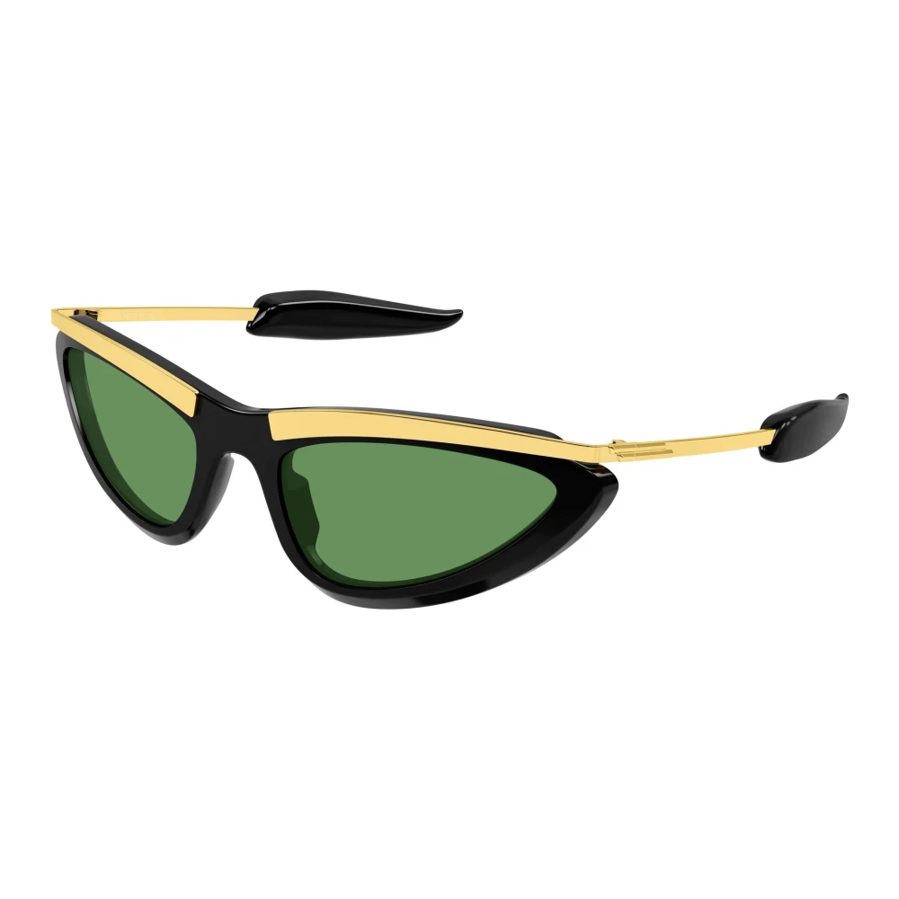 Bottega Veneta Black Sunglasses, Female, 58 Mm, Prisma Cat Eye Sunglasses