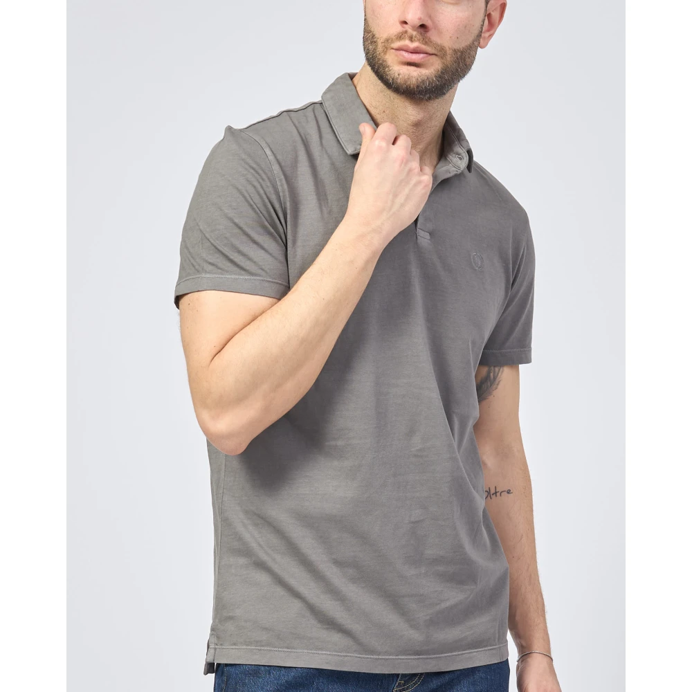 Ecoalf Biologisch Katoenen Polo Grijs Gray Heren