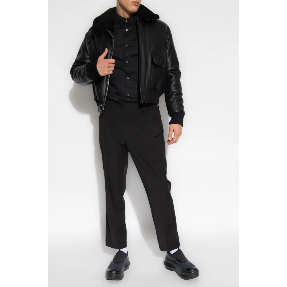 AllSaints Hawthorne Shirt Black Heren