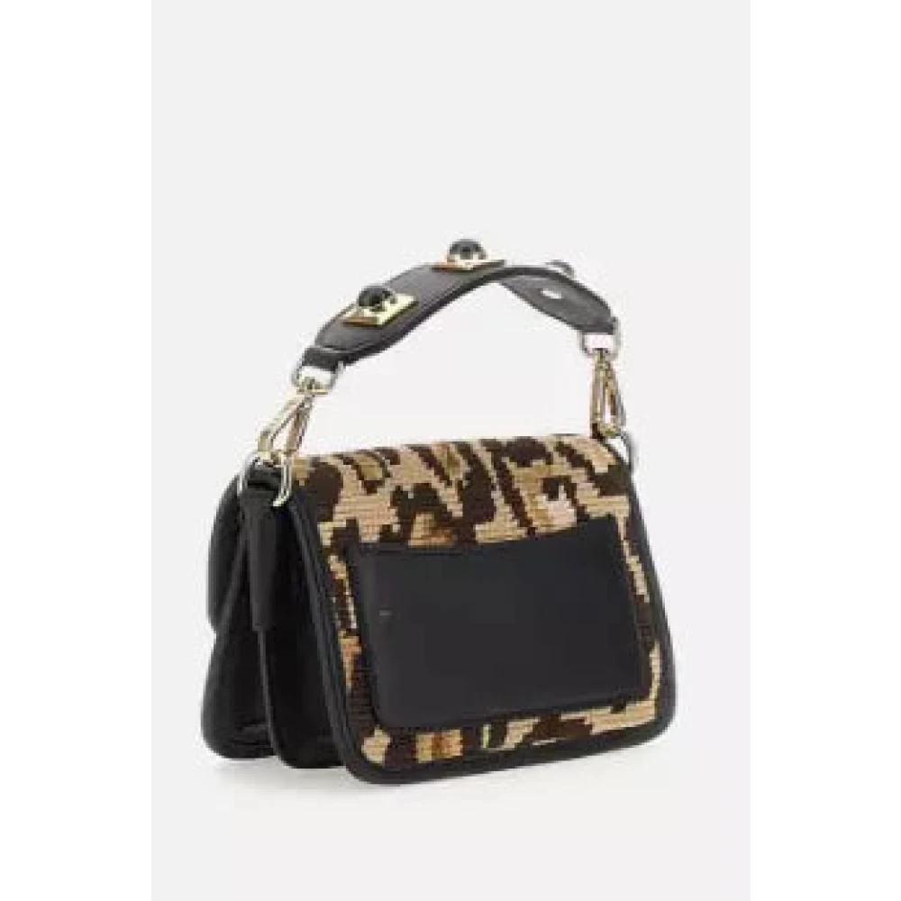 ETRO Bohemian Leo Tas met Bronzen Versieringen Brown Dames