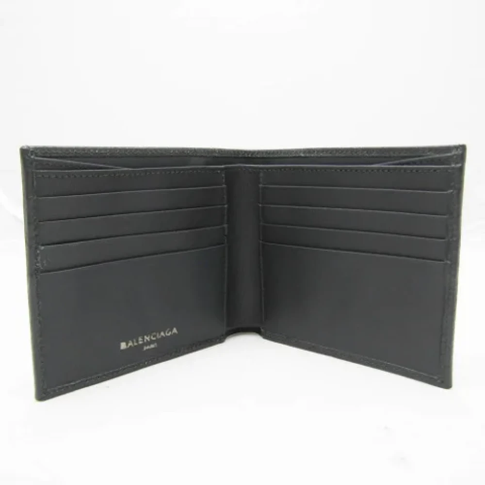 Balenciaga Vintage Pre-owned Leather wallets Gray Dames