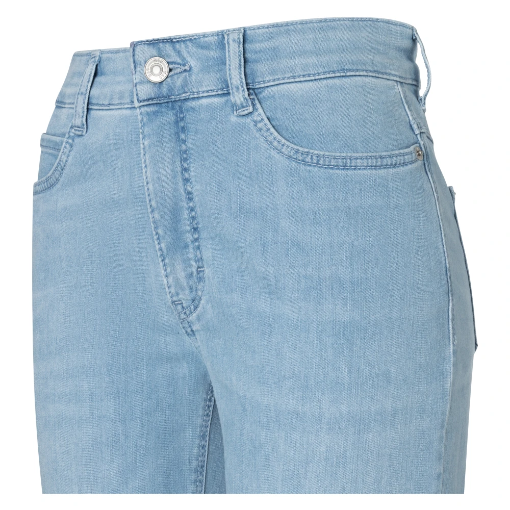 MAC Wijde Stretch Denim Jeans Blue Dames