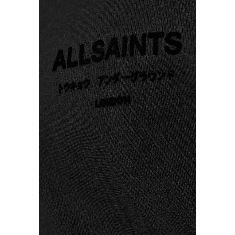AllSaints T-shirt Xander Black Heren