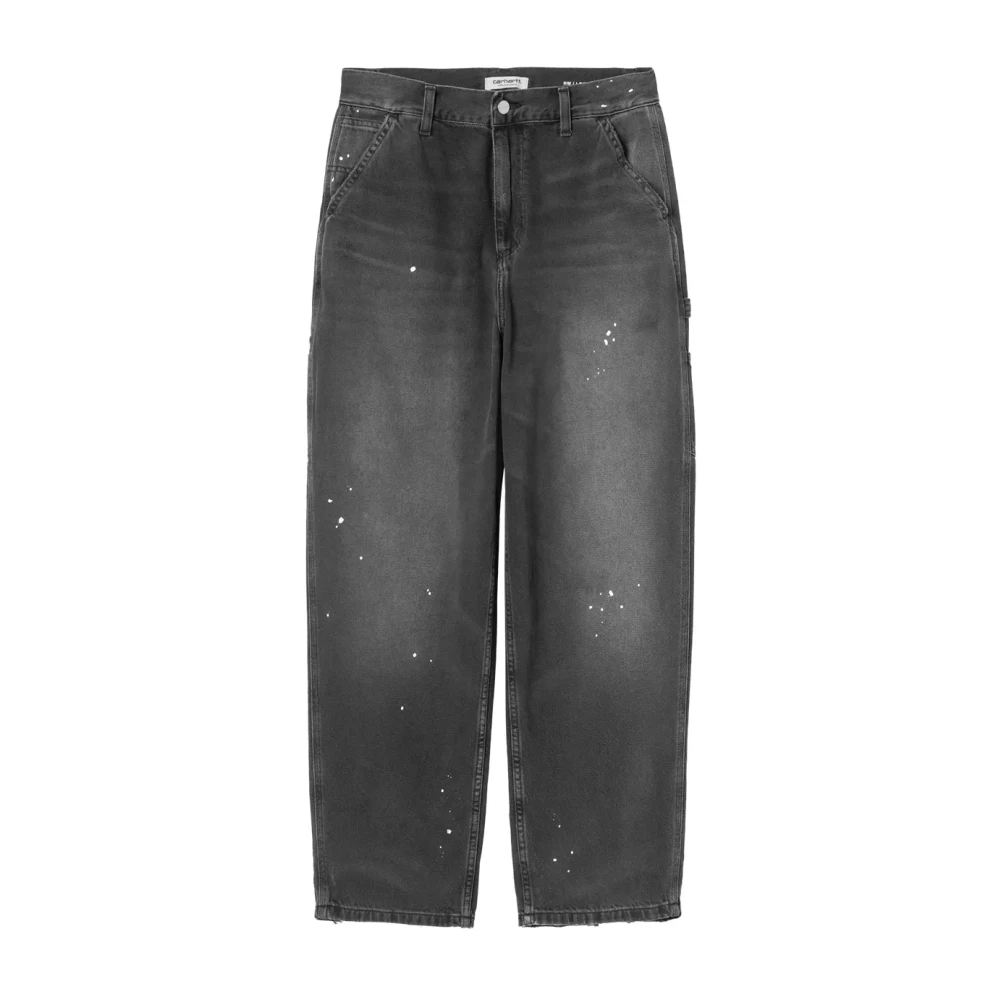 Carhartt Wip Women's Black Og Single Knee Pant - Wide Jeans - Xs - Jeans