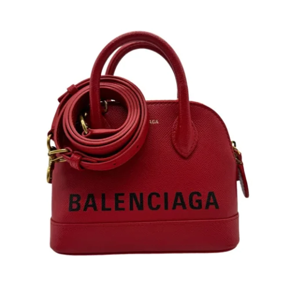 Balenciaga Vintage Pre-owned Leather shoulder-bags Red Dames