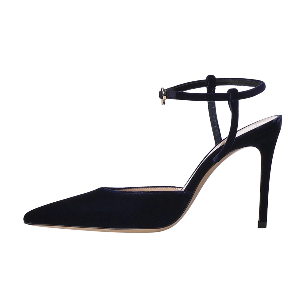 Gianvito Rossi Donna Blu - With Heel - Shoes - 37 Eu