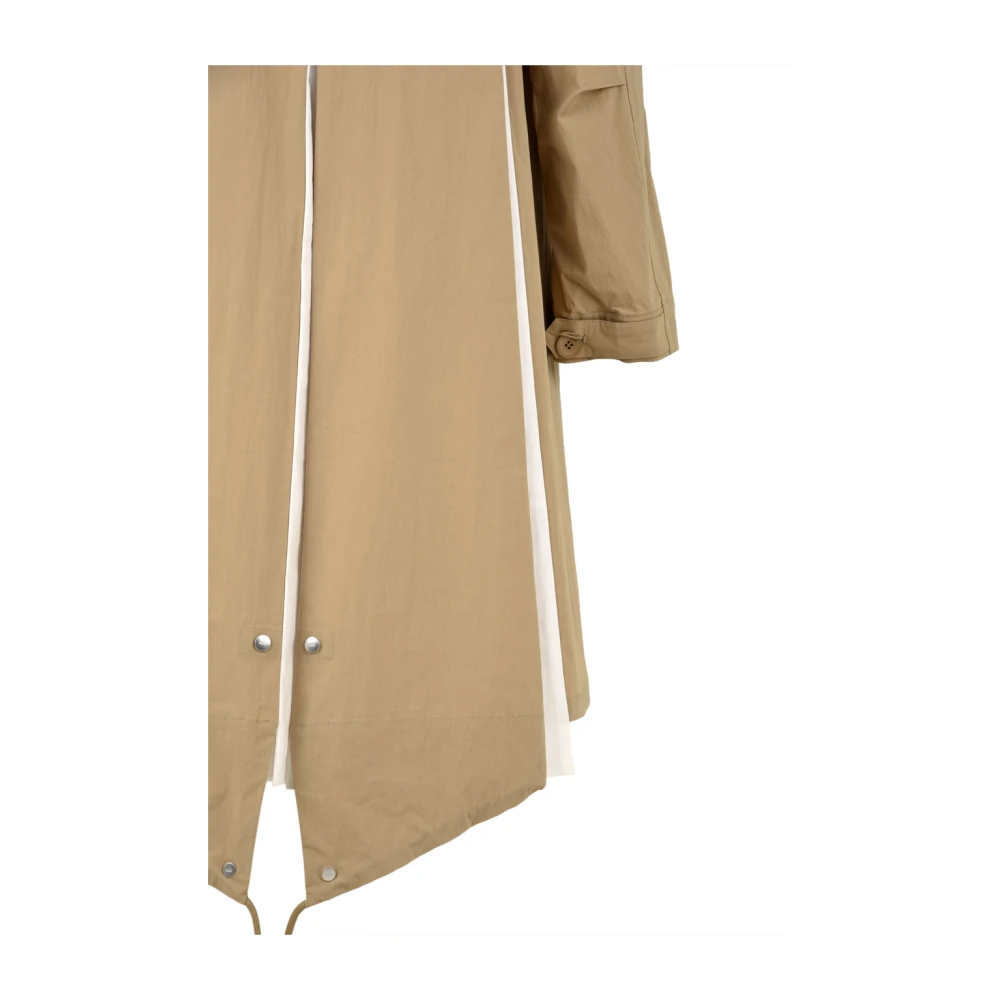 add Jas met knoopsluiting aan de voorkant Brown Dames