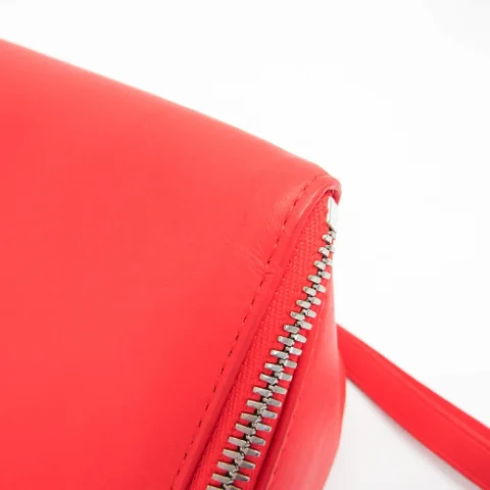 Bottega Veneta Vintage Pre-owned Leather clutches Red Dames