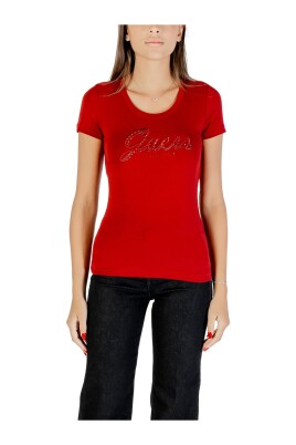 t-shirt-rouge-orne-de-strass-pour-femmes