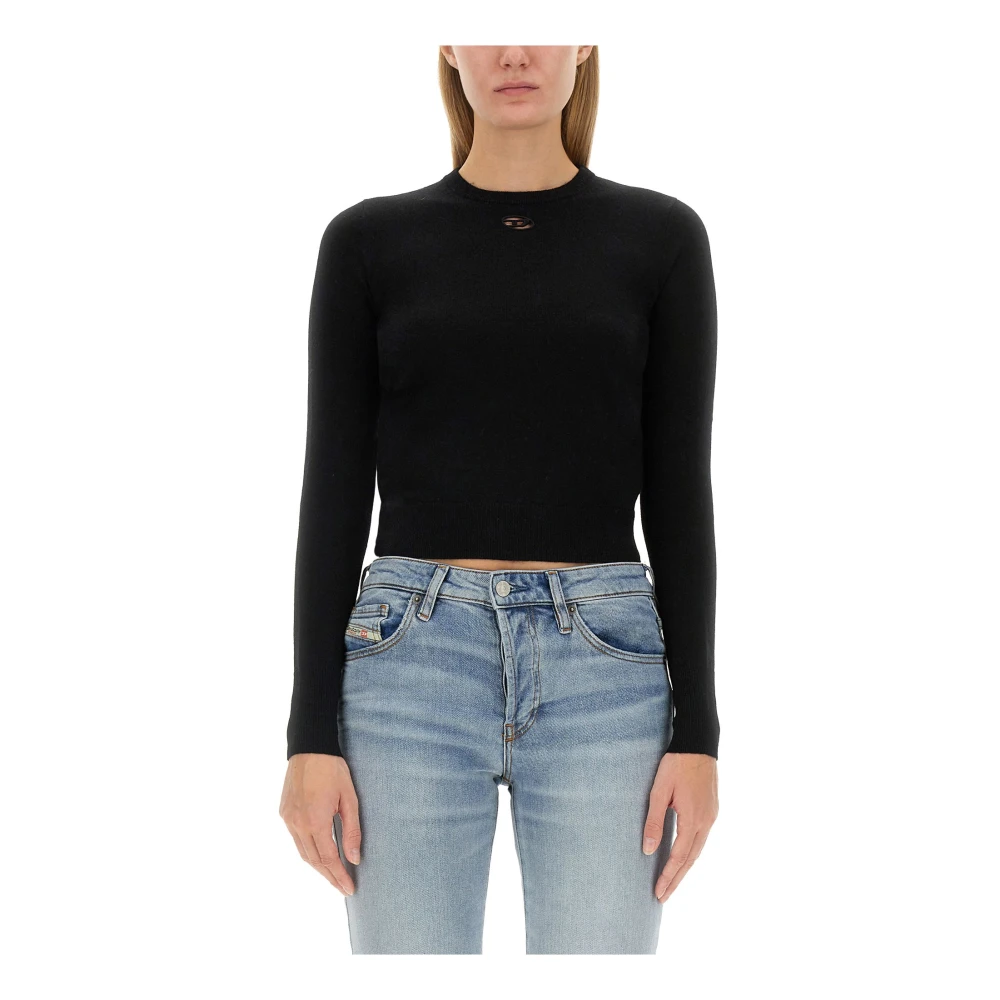 Diesel Damen Schwarz Strickwaren, K, Xsgröße: