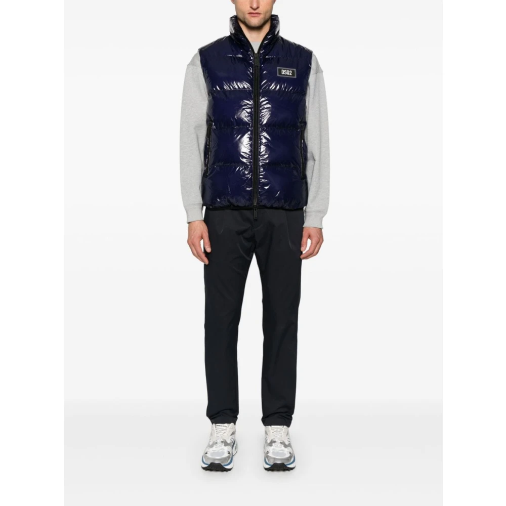Dsquared2 Sportieve Marine Vest Blue Heren
