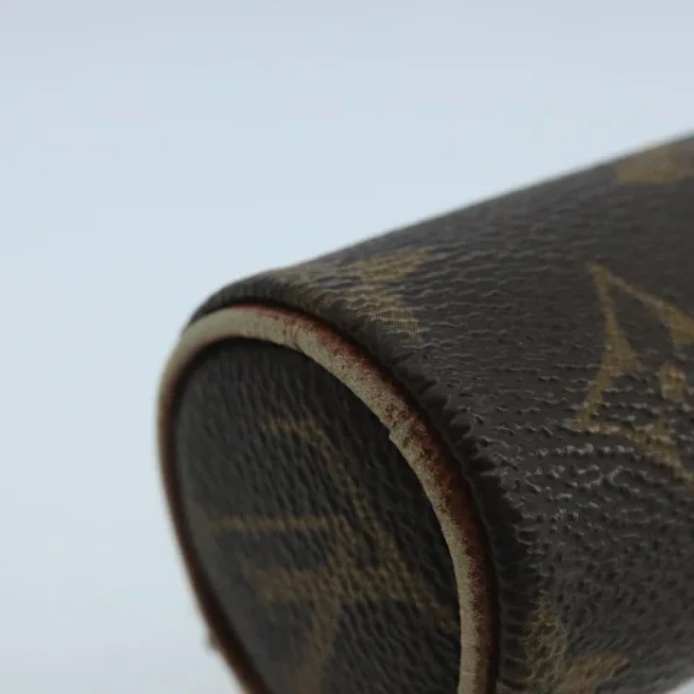 Louis Vuitton Vintage Pre-owned Canvas clutches Brown Dames