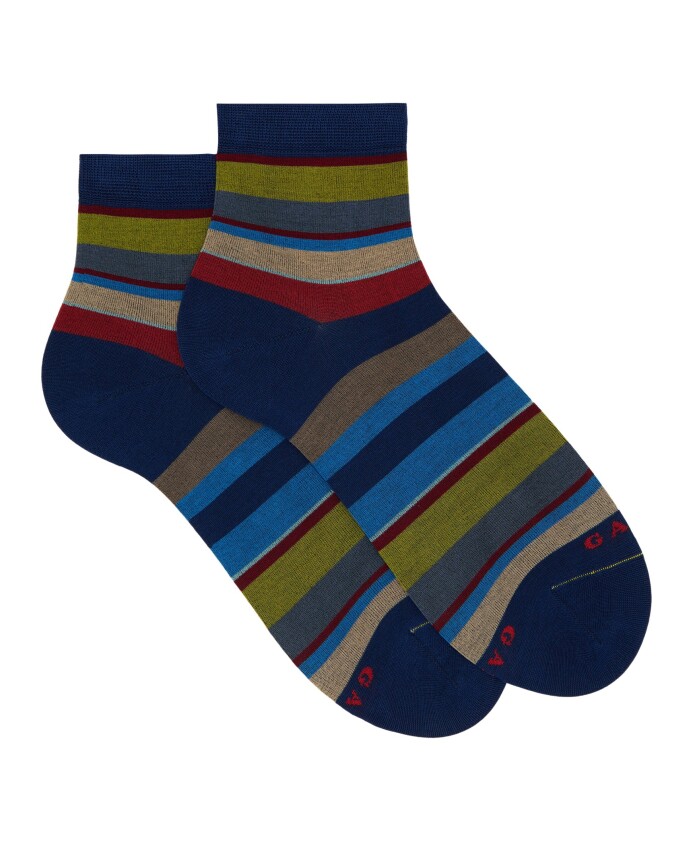 chaussettes-longues-en-coton-bleu-pour-femmes-a-rayures-multicolores