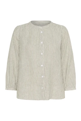 Vetiver Stripe Linneskjorta