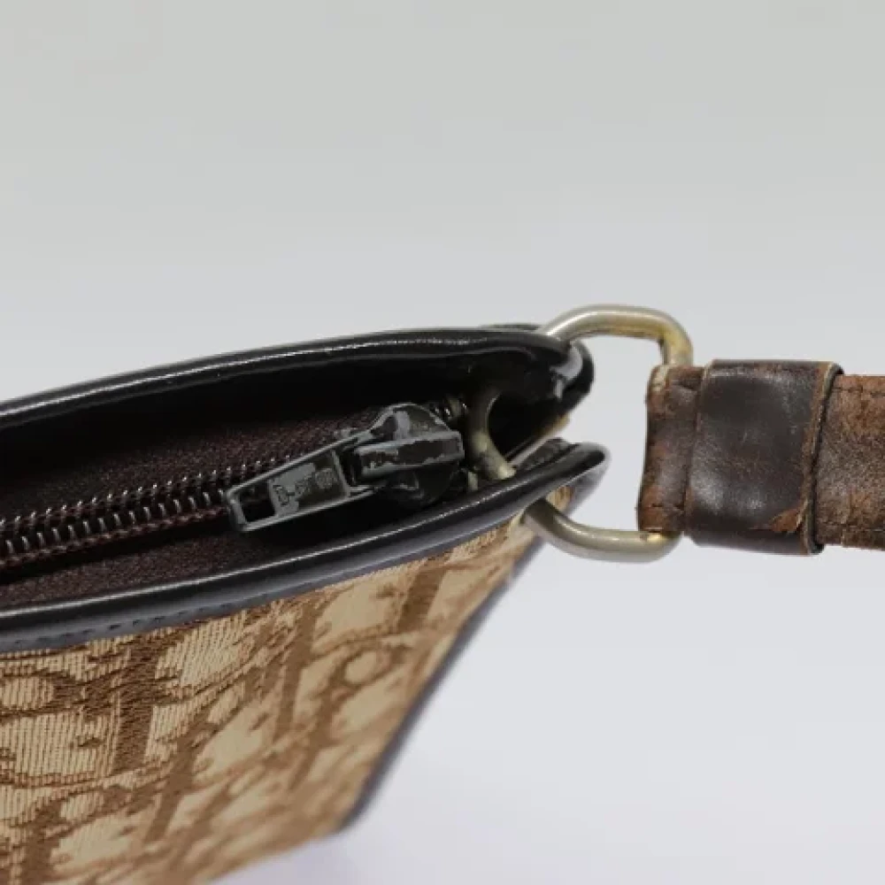 Dior Vintage Pre-owned Canvas dior-bags Brown Dames