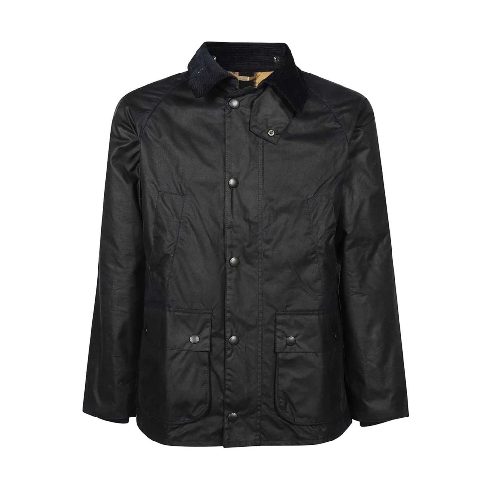 Barbour Katoenen Jas met Corduroy Kraag Blue Heren