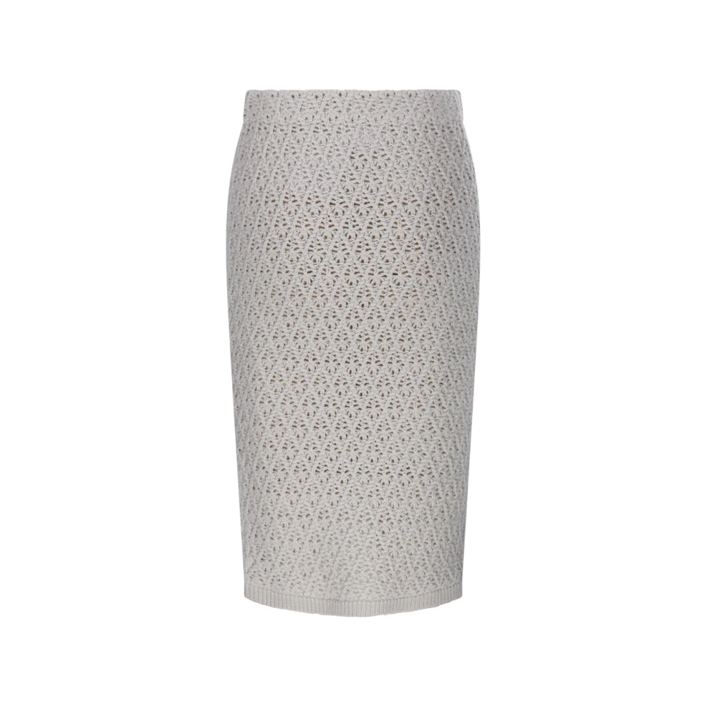 Nude IJs Rok voor Vrouwen Gray Dames