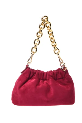Suede Axelväska