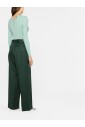 pantalon-large-en-coton-vert