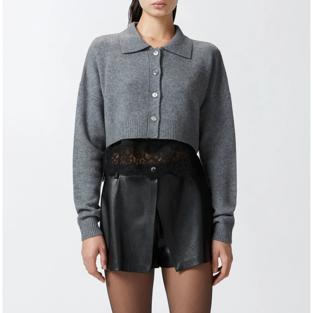 pinko Stijlvolle Tipico Trui Gray Dames
