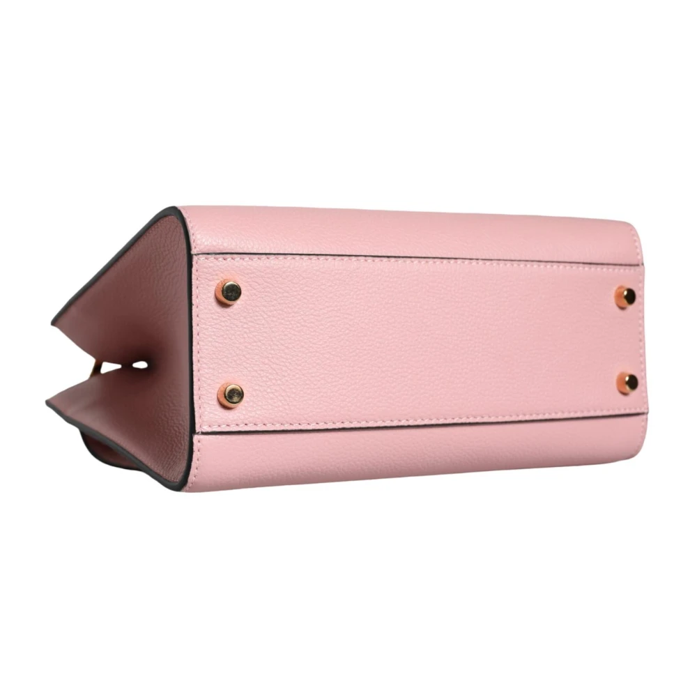 Versace Korrelig Leren Crossbody Tas in Roze Pink Dames