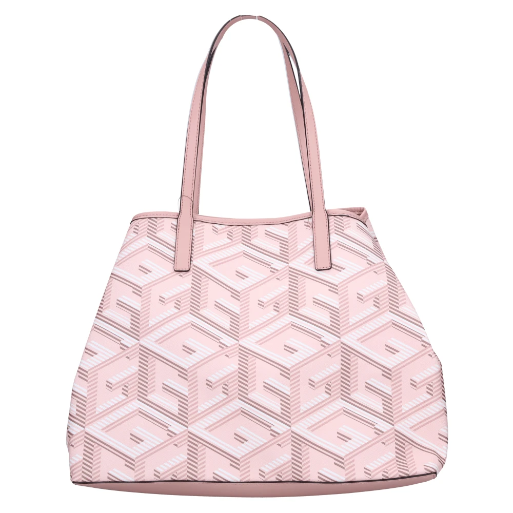 Guess Faux Leather Shopper Pink Dames