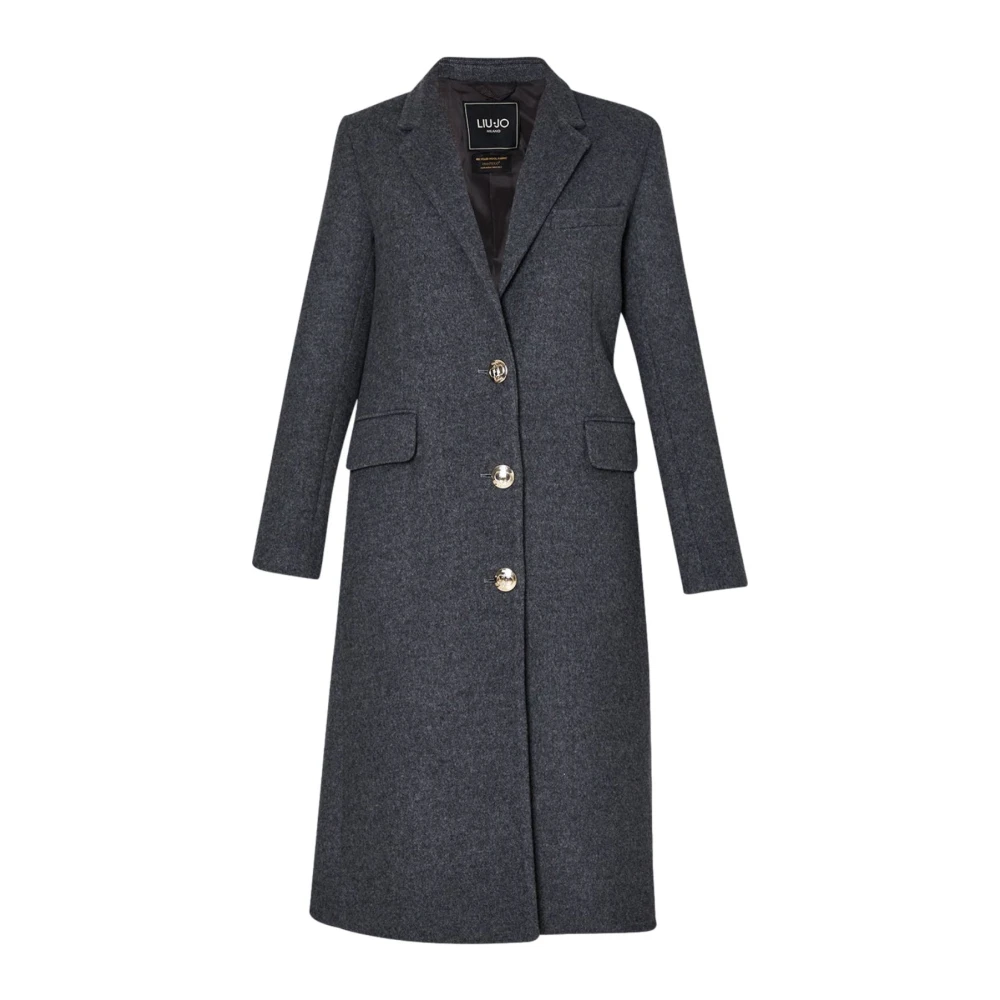 Liu Jo Wollen Jas Gray Dames